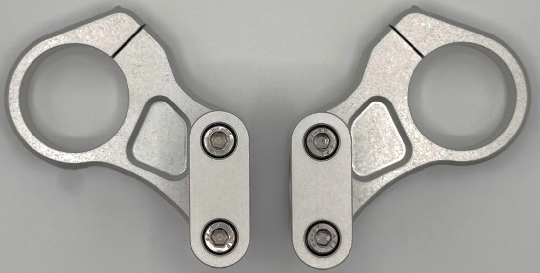 Kawasaki ZX6 2003 onwards Top Yoke Conversion with 50mm diameter forks