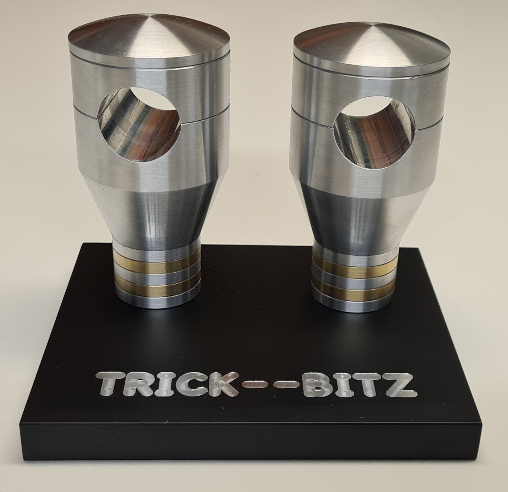 Custom Universal Brass Ring Handlebar Risers