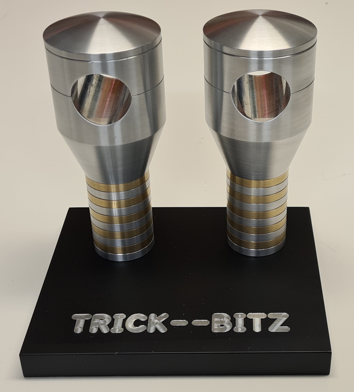 Custom Universal Brass Ring Handlebar Risers