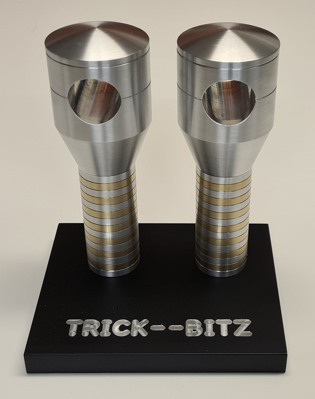 Custom Universal Brass Ring Handlebar Risers