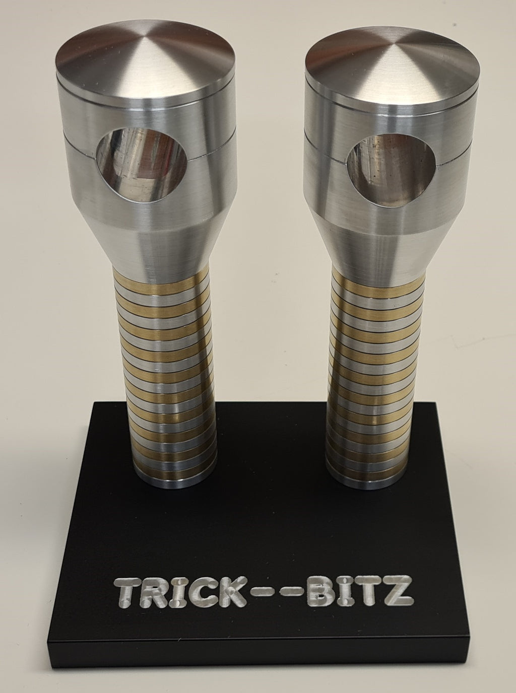 Custom Universal Brass Ring Handlebar Risers