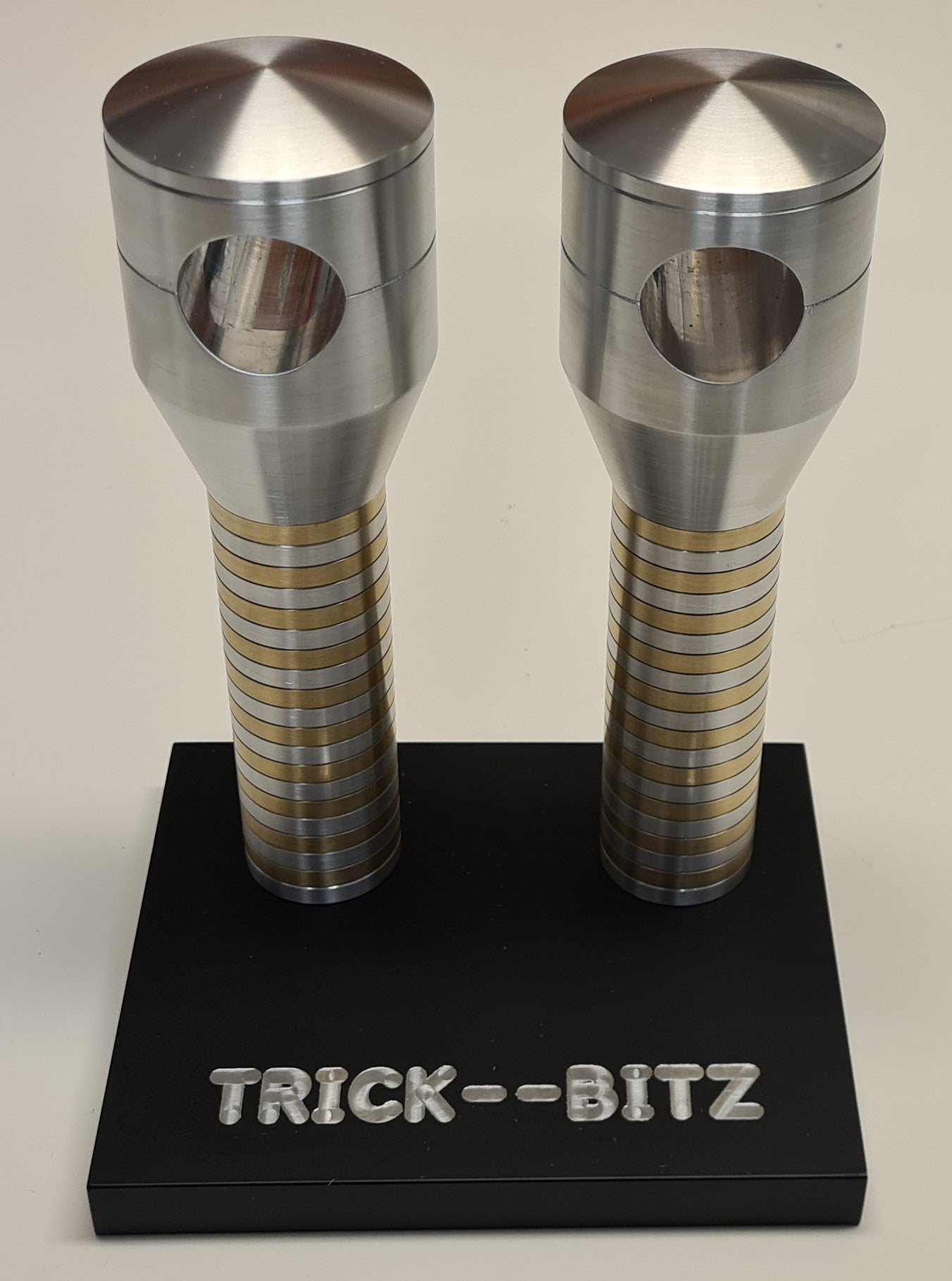 Custom Universal Brass Ring Handlebar Risers