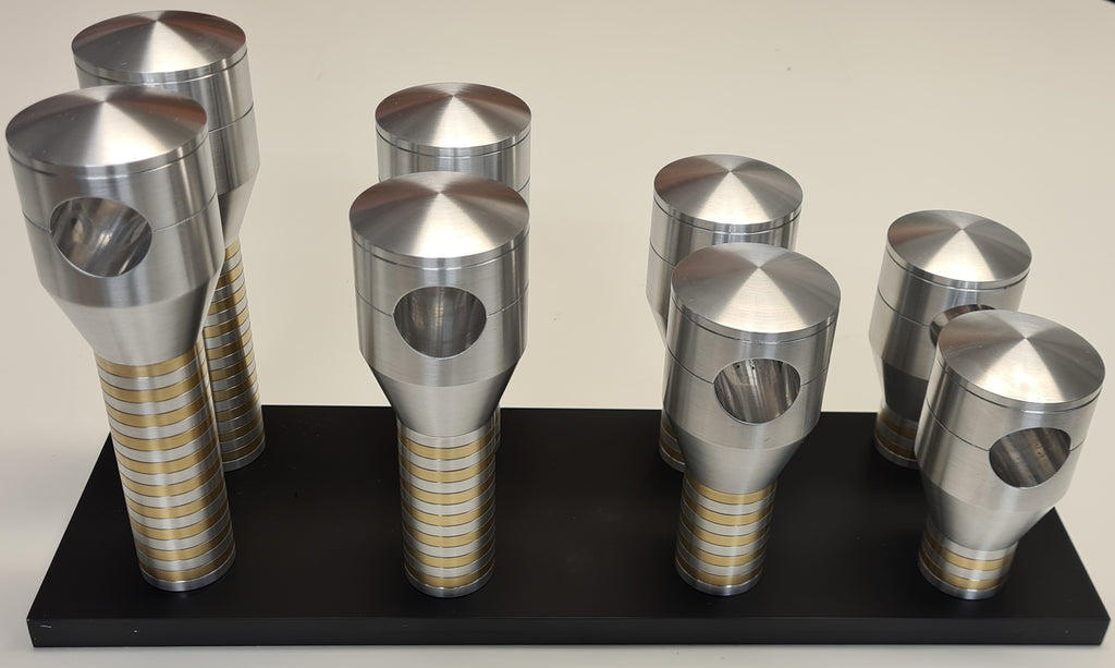 Custom Universal Brass Ring Handlebar Risers